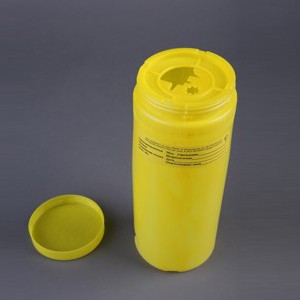 Емкость-контейнер для сбора острого инструментария (Класс Б) 2л